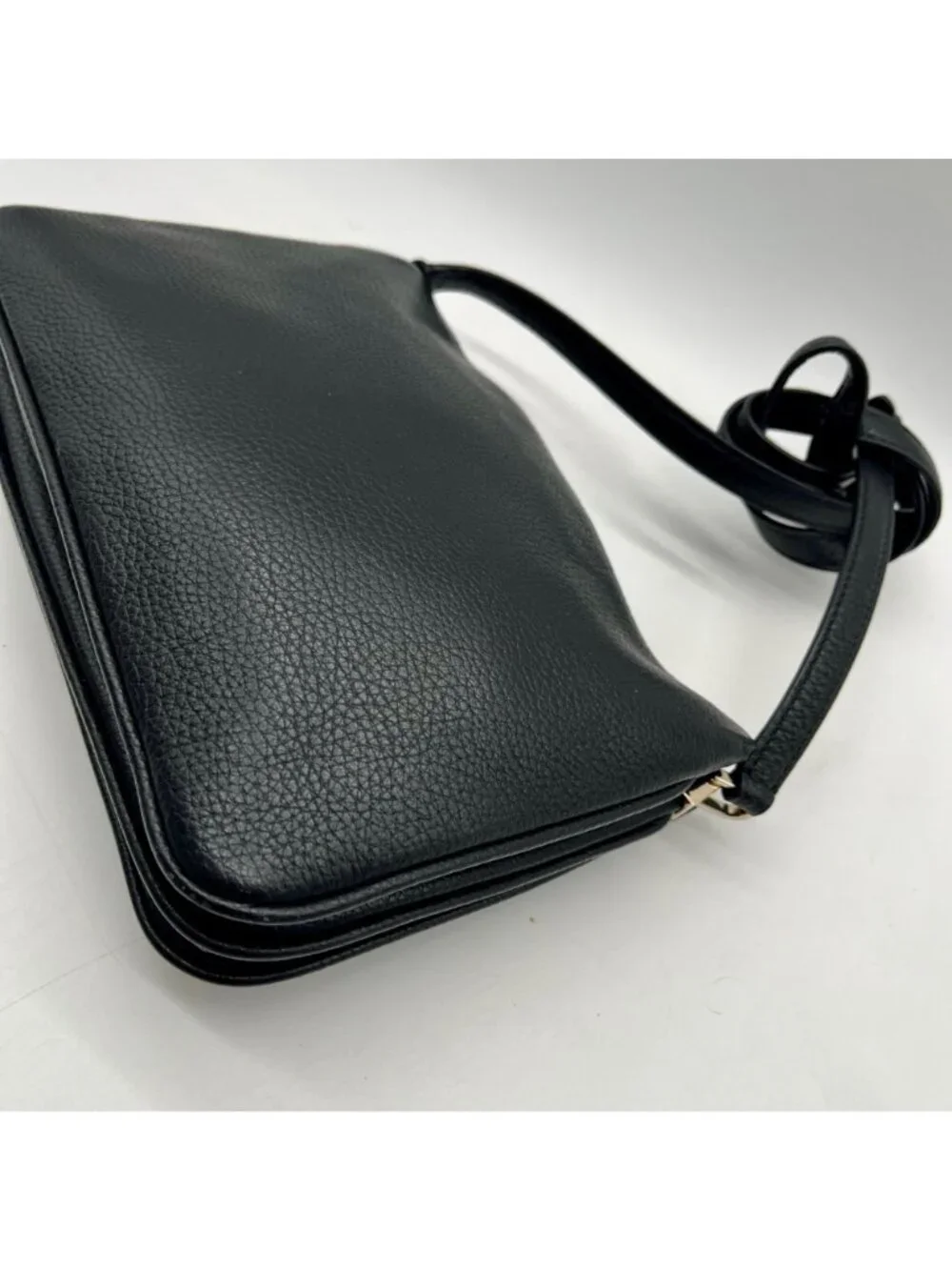 Kate Spade Black Pebbled Leather Crossbody Bag